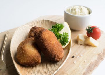 Kroketten Walk and roll mobiele foodtruck walking dinner food on tour